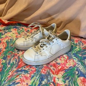 Golden Goose White with Gold